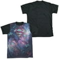 thumbnail image 2 of Superman Spaced Out Logo Unisex Adult Halloween Costume Sublimated T Shirt, 2 of 4