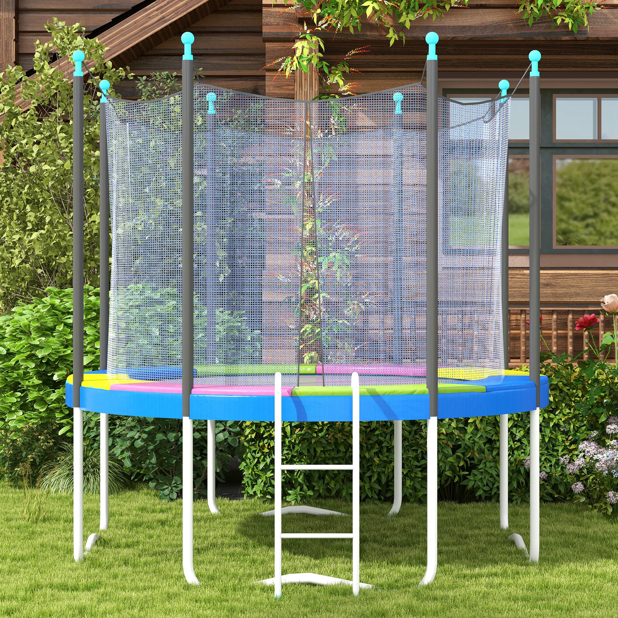 Soozier 12FT Coussin de trampoline, imperméable, rose