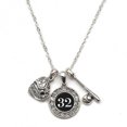 thumbnail image 1 of MadSportsStuff Custom Player ID Softball Necklace (#32, One Size), 1 of 4