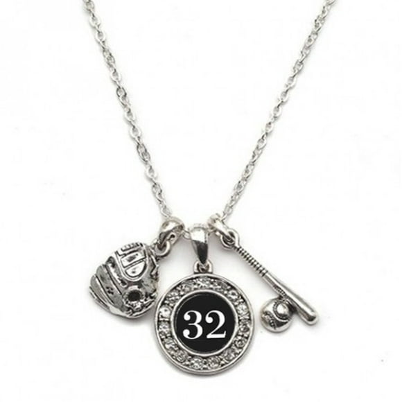 MadSportsStuff Collier Personnalisé Joueur ID Softball (32, Taille Unique)
