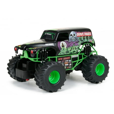 New Bright 1:24 Scale R/C Monster Jam - Grave (Best Rc Monster Truck Under 200)
