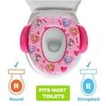 thumbnail image 4 of Asiento de Inodoro Nickelodeon Paw Patrol Rosa con Skye y Everest estándar para Niños, 4 of 7