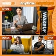 thumbnail image 2 of WAKE UP! Caffeinated Chocolate Protein Bites - Proprietary Blend with 175mg Caffeine (1 Bite = 1.5 Espressos) – Gluten-Free, Vegan, Kosher – Energy Snack for Focus & Clarity – 8 Pack, 2 of 7