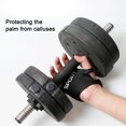 thumbnail image 2 of FLhrweasw Empuñaduras Gimnasia Antideslizante Empuñadura Mano Protector Palma para Mujeres Hombres (L Negro), 2 of 9
