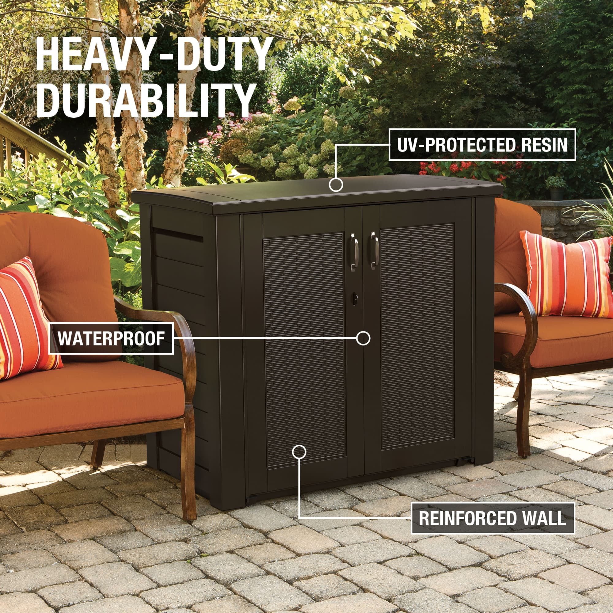 Rubbermaid Bridgeport Patio Cabinet