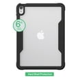 thumbnail image 3 of onn Slim Rugged Tablet Case for iPad (A16), iPad (10th generation) - Black/Clear, 3 of 10