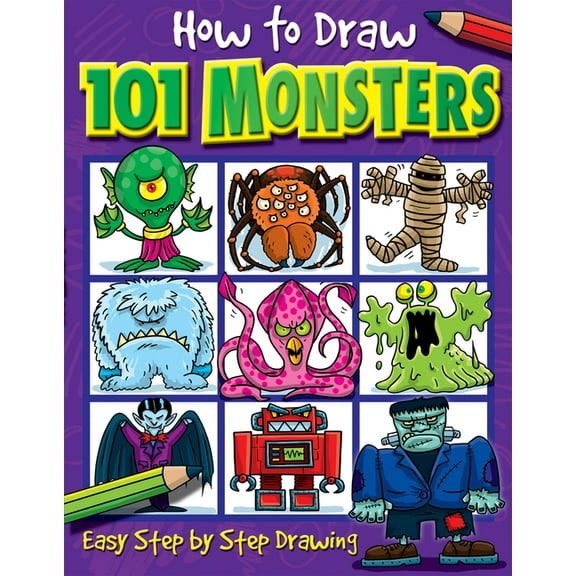 How to Draw 101 How to Draw 101 Monsters, (Paperback)