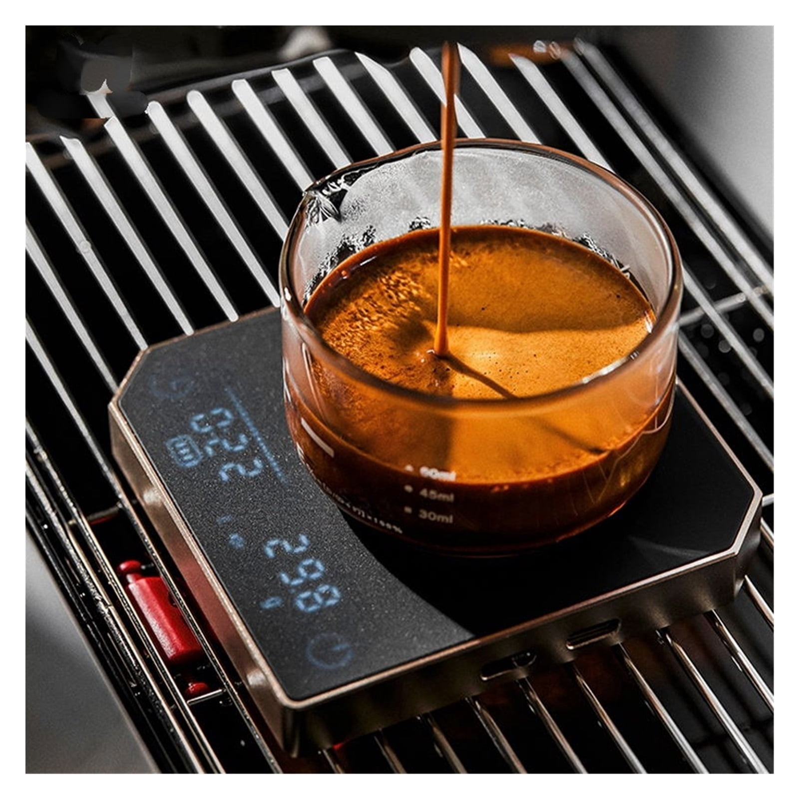 Metal Electronic Scale for Espresso Coffee 0.1/g High Precision Professional Coffee Scale / Espresso Scale with Timer