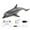 Gray, variant on Tigozz Remote Control Dolphin Toy for Kids, 2.4GHz Swimming Pool Water Animal with Light, Rechargeable RC Boat Gift Ages 6+, Gray