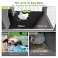 thumbnail image 4 of Aivituvin Ferret Cage Rat Cage 5 Levels Small Animal Cage for Chinchilla, Hedgehogs, Squirrel, Chameleon, Lizard, Gerbils Anti-Chewing, 4 of 8
