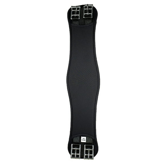 16 " HORZE NEOPRENE DRESSAGE NYLON HORSE GIRTH BREATHABLE STEEL HARDWARE BLACK
