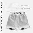 thumbnail image 3 of FORMRS Boys Swim Trunks Quick Dry Mesh Liner Boardshorts Sizes XS-XL, Football Player Pattern, 3 of 7