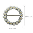 thumbnail image 2 of Miangastore 2pcs Crafted Scarf Buckle Waist Button Silk Scarf Rings Silk Scarf Buckle, 2 of 8