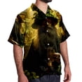thumbnail image 2 of Saint Patrick's Day Men's Hawaiian Shirt, Short Sleeve Printed Button Down Beach Casual Tops, Summer Spread Collar Men's Shirts, 2 of 6