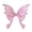 Pink#730-363, variant on Fairy Wings 32.7"x33.1" Adjustable Transparent Strap Party Accessory Sparkling Sequin Party Prop for Halloween Events