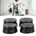thumbnail image 1 of 4Pcs Guitar Top Hat Knobs Electric Guitar Volume Tone Control Knobs Plastic Adjustment AMP Effect Pedal Control Knobs, 1 of 8