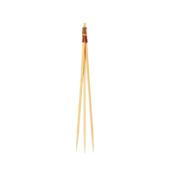 Pixy Natural Bamboo Copper Top Pick - 3 1/2" - 100 count box