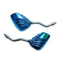 thumbnail image 3 of GFHFHITJ Pairs of Distinctive Skull Skeleton Hand 8Mm 10Mm Rearview Side Mirror for Motorcycle Scooter Moped Bike Standard Bike (Blue), 3 of 6
