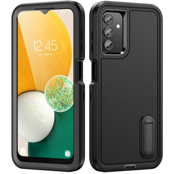 JTCASES Compatible with Samsung Galaxy A13 5G Case Heavy Duty Protective Rugged Phone Case, Full Body Anti-dust Shockproof Drop Proof Armor Durable Cover for Galaxy A13 5G 6.5 inch, Black/Black