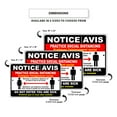 thumbnail image 3 of Notice Keep Social Distancing at Least 6 Feet for Safety Protection Required Novelty Aluminum Metal Sign 12"x18", 3 of 5
