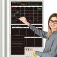thumbnail image 1 of Ynlkorvg Calendar Bundle For Fridge 3 Boards Included Monthly Weekly Daily Calendar Whiteboard Fine Tip Markers And Large Eraser With Magnets Refrigerator White Board Wall, 1 of 8