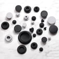 thumbnail image 5 of Uxcell 20 Pcs Hole Plugs, Heat Resistant Silicone Flush Type Fastener Hole Cover Plug for 29mm(1-5/32 Inch) Hole Cabinet, Black, 5 of 5