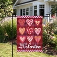 thumbnail image 3 of Be My Valentine Plaid and Heart Garden Flag 12.5" x 18", 3 of 3