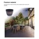 thumbnail image 5 of Advancent Maceta de loto para decoración del hogar, accesorios grandes decorativos para el hogar, patio, drenaje de orificio interior, suministros de Jardín y Patio 228 sin agujero Advancent HA084151-02, 5 of 6