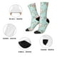 thumbnail image 5 of Balery Vintage Floral Calcetas Largas con Estampado para Hombre y Mujer – Suaves y Transpirables, Talla Única (US 5-11), 5 of 6