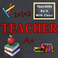thumbnail image 3 of CafePress - Teachers Do It With Class Long Sleeve Dark T Shirt - Long Sleeve Dark T-Shirt, 3 of 4