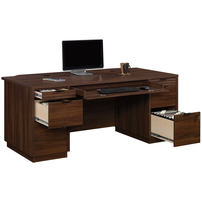 Home Square 2-Piece Set with Excutive Desk & 2-Drawer Lateral File Cabinet - image 5 of 21