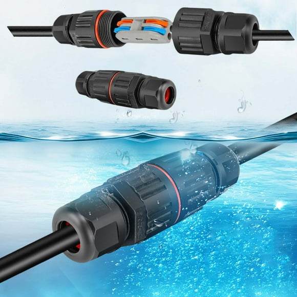 TopLLC Outdoor Electrical Wire Wiring Terminals Wire Connectors 2-in 2-out Rain Proof Buried Cold Cable Terminals Wire connectors