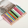 thumbnail image 4 of Ballpoint Pen with Stylus Tip, 3Pcs 2 in 1 Metal Pen Black Ink 1.0mm Medium Point Stylus Pen for Touch Screens Style 2, Yellow, 4 of 6