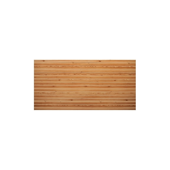 4 Foot x 8 Foot Horizontal Knotty Pine Slatwall Panel