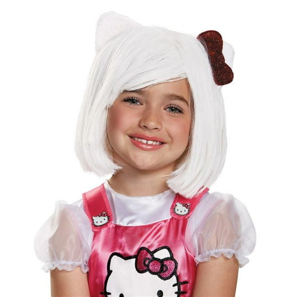 Bonjour Costume de Perruque Enfant Kitty