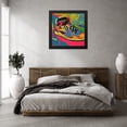 thumbnail image 3 of Stephen Chambers 26x26 Black Modern Wood Framed Wall Art Titled - Air Jordan 23, 3 of 6