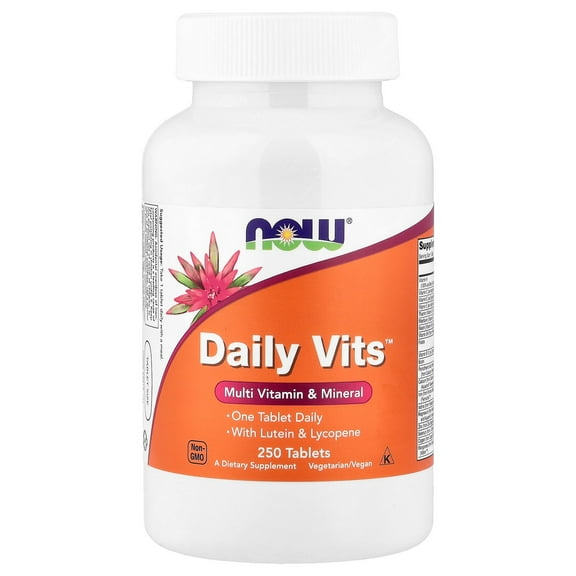 NOW Foods Daily Vits, Multi Vitamin & Mineral, 250 Tablets