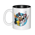 thumbnail image 1 of Taza de cerámica de Looney Tunes para hombres y mujeres, linda taza de café y agua para las vacaciones de Navidad, diseño único con asa para la oficina en casa, taza de café y té decorativa para, 1 of 5