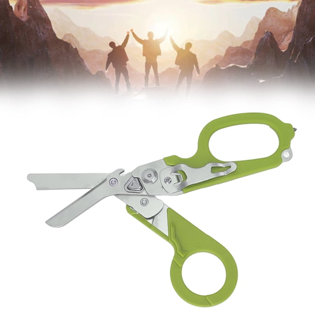 Alicates de tijeras para acampar diseño de protector de mano de tijeras de emergencia multifuncional para viajes ANGGREK Otros