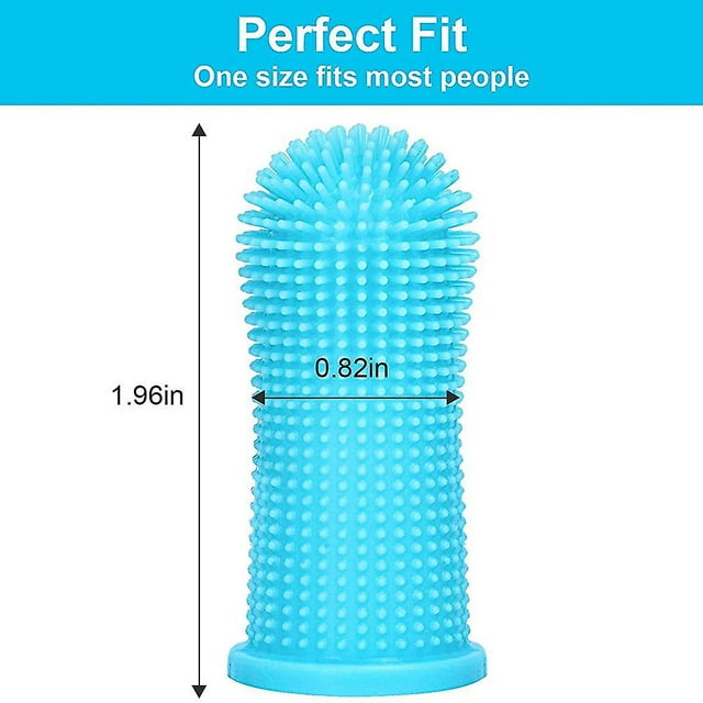 Soft Silicone Pet Finger Toothbrush Tooth Cleaner Dog Cat Tooth Cleaning Brush