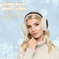 thumbnail image 6 of KOITHOT 2 Pcs Ear Muffs for Women, Foldable Fluffy Earmuffs with Headband, Multicolor Winter Outdoor Earmuffs, 6 of 6