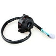 thumbnail image 4 of Interruptor De Manillar De La Motocicleta Lado Izquierdo 7/8 Pulgadas ABS De Aluminio De Aluminio Cuerte De HI HO Controles De Haz Para 12V DC Manimentario Universal, 4 of 7