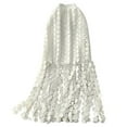 thumbnail image 4 of QHFBli Maxi Skirts for Women Boho Tiered Eyelet Elastic High Waist A-Line Summer Casual Flowy Beach Vacation Long Skirt, 4 of 5