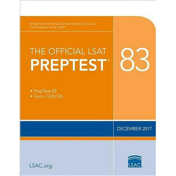 Official LSAT PrepTest: The Official LSAT Preptest 83 (Paperback)