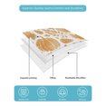 thumbnail image 4 of Twin XL Quilt Bedding Set, Thanksgiving Reversible Summer Quilt 3 Pieces, Fall Orange Pumpkin Cones Maple Branches Lightweight Bedspreads Coverlets with 2 Pillow Shams for All Seasons, 4 of 5