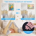 thumbnail image 3 of Kids Artwork Frames Set of 2, 200Pcs A4 Capacity, 9.8x12.9inch Art Picture Frame with Mat for Kids Drawings Hanging Display (Wood Grain), 3 of 10