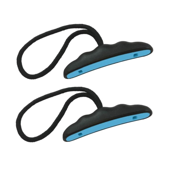 2 piezas de kayak con cordones con de peso ligero de cable , Azul Negro