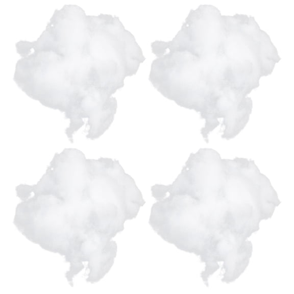 OUNONA Diy Fill Stuffing Filled Cotton Cotton Silk 4Pcs