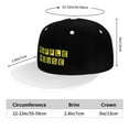 thumbnail image 3 of Waffle House Snapback Hats for Men Mens Hip Hop Style Flat Visor Adjustable Outdoor Baseball Cap Unisex Breathable, 3 of 5