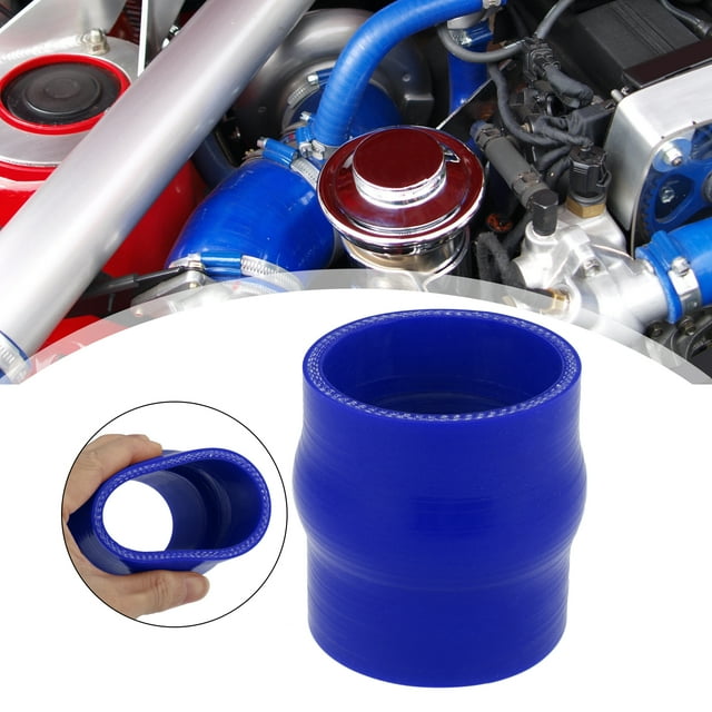 Unique Bargains 51mm 2' ID Straight Silicone Reducer Hose Coupler Intercooler Tube Red for Car Intercooler Intake Piping